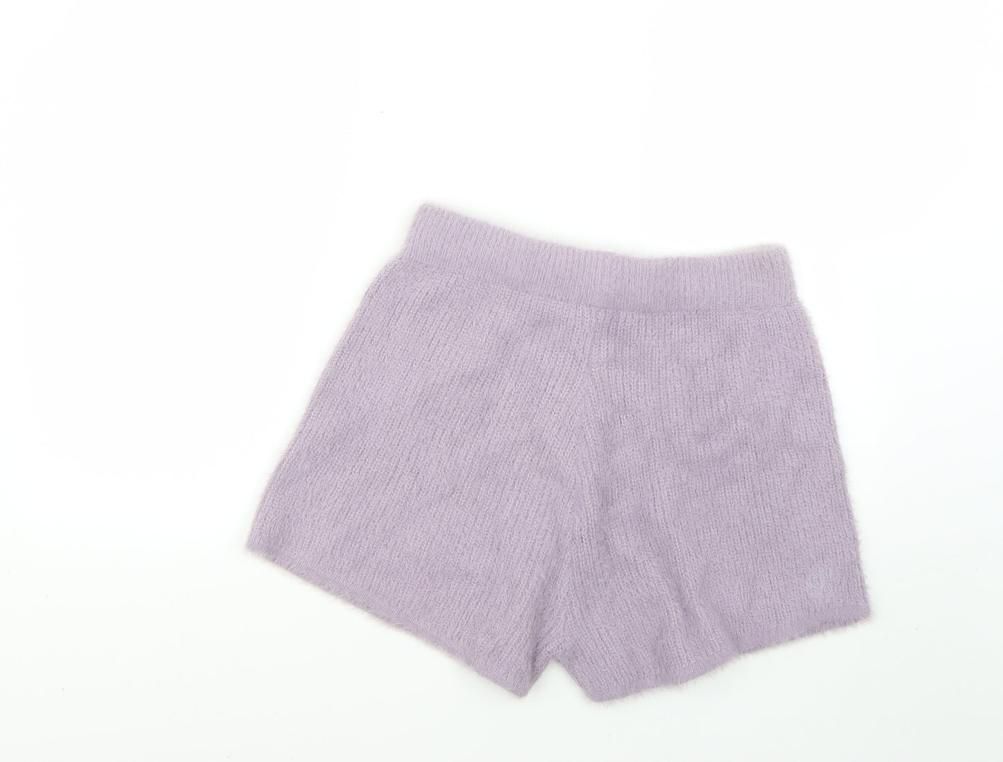 Nasty Gal Womens Purple   Cut-Off Shorts Size L