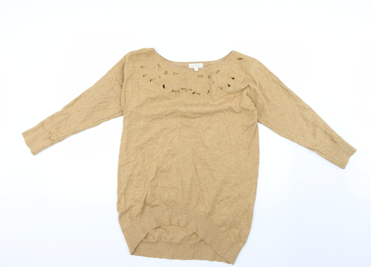 Monsoon Womens Brown   Pullover Jumper Size S