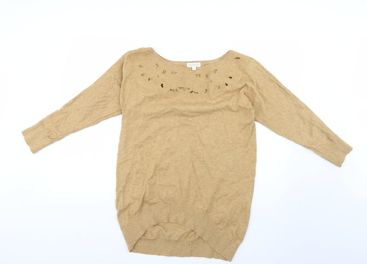 Monsoon Womens Brown   Pullover Jumper Size S
