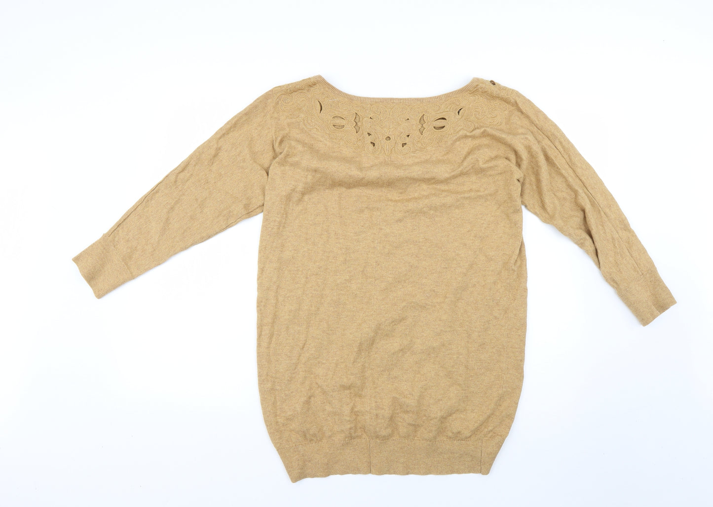 Monsoon Womens Brown   Pullover Jumper Size S