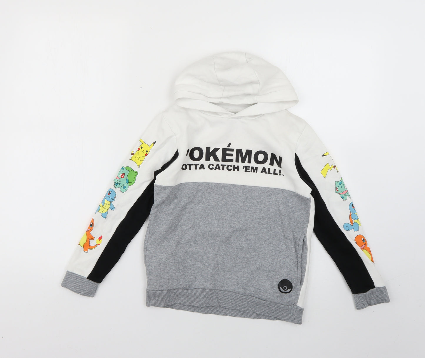 George Boys Multicoloured Geometric  Pullover Hoodie Size 7-8 Years
