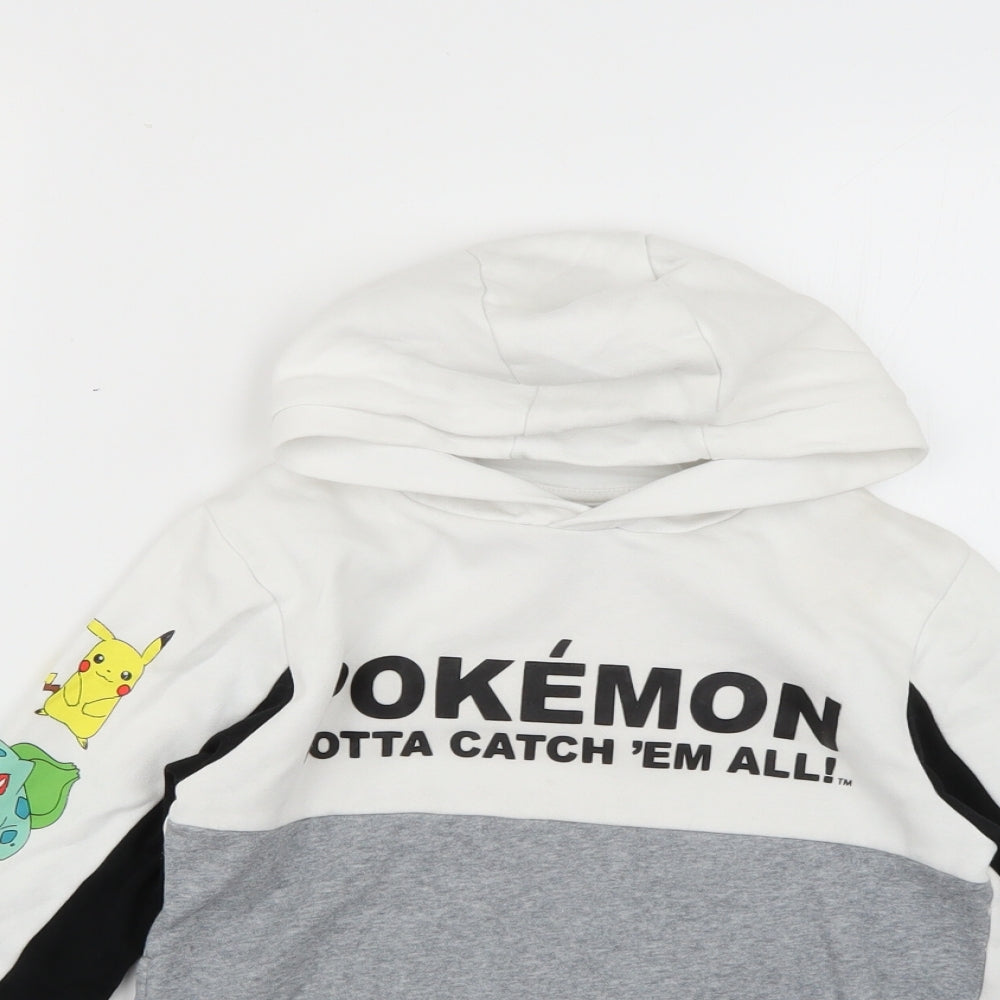 George Boys Multicoloured Geometric  Pullover Hoodie Size 7-8 Years
