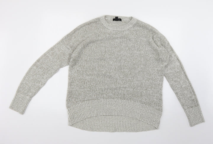 New Look Womens Grey Pullover Jumper Size L