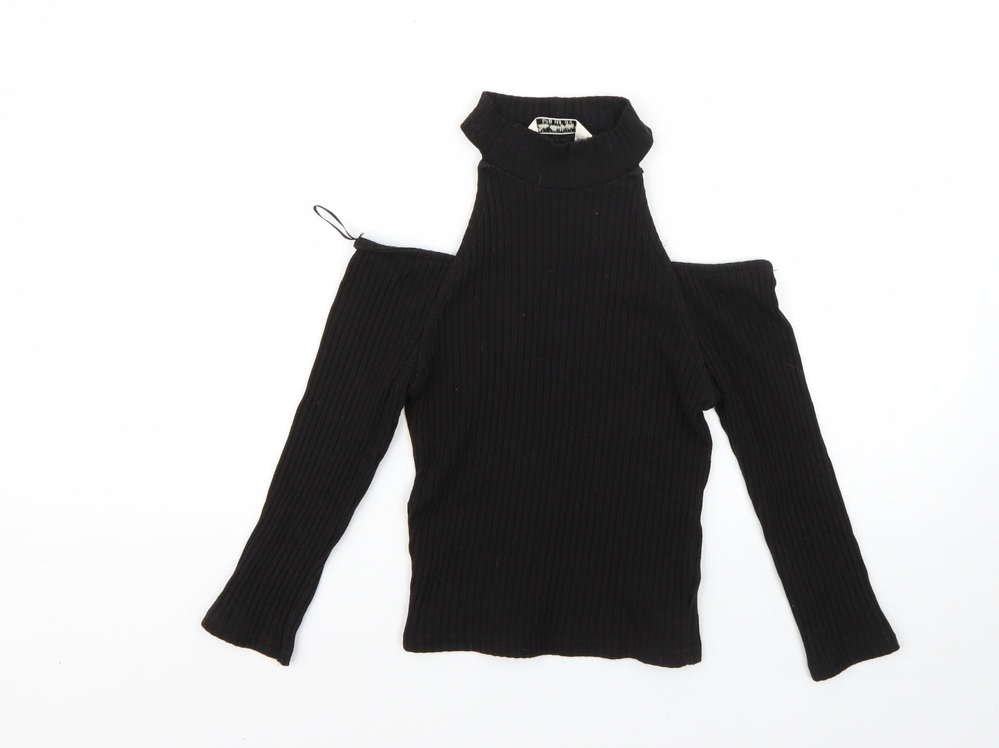 Miss Selfridge Womens Black   Pullover Jumper Size 10