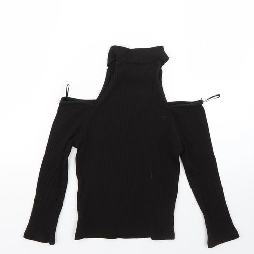 Miss Selfridge Womens Black   Pullover Jumper Size 10