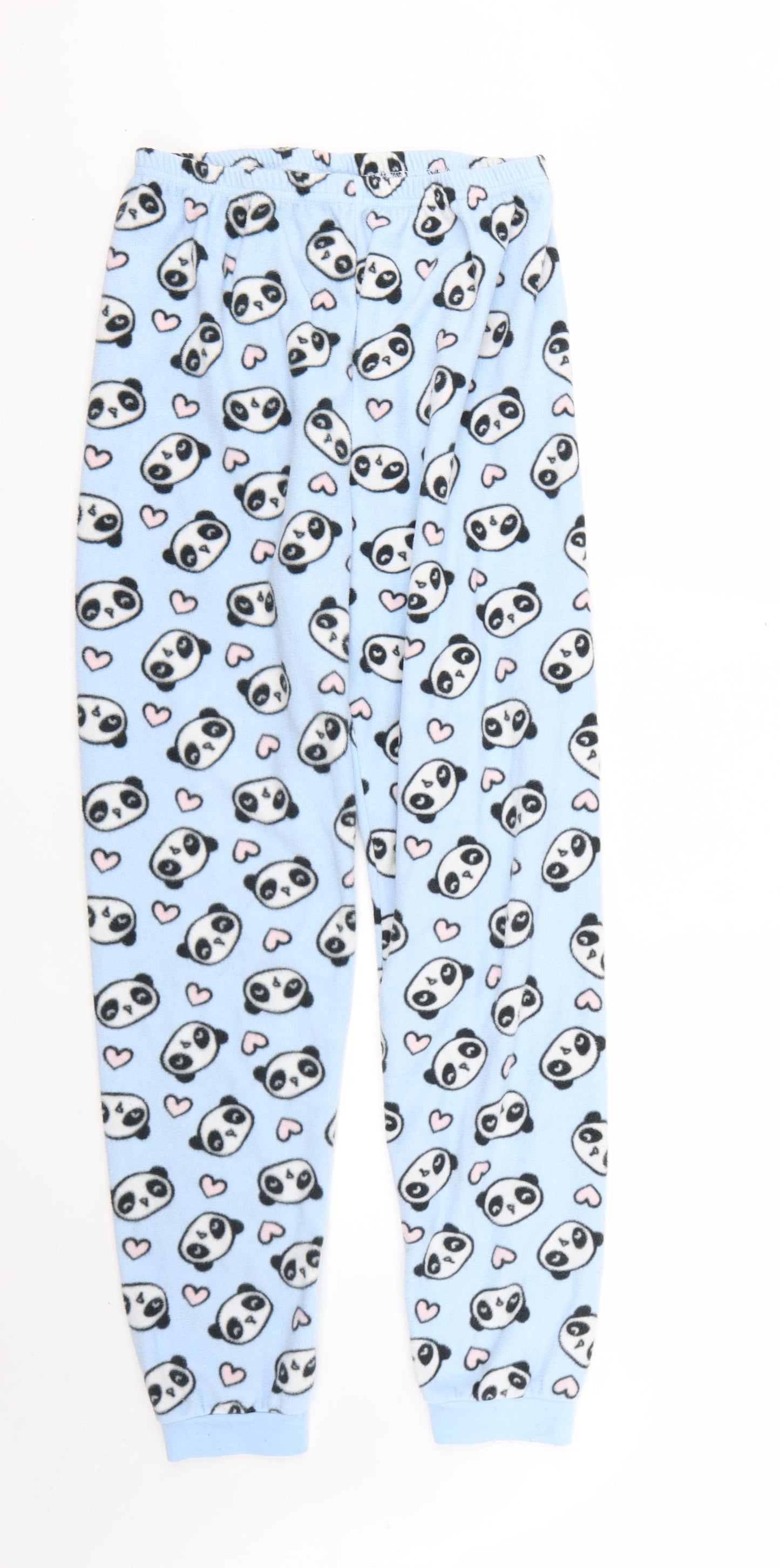 Primark Girls Blue Geometric   Pyjama Pants Size 13-14 Years