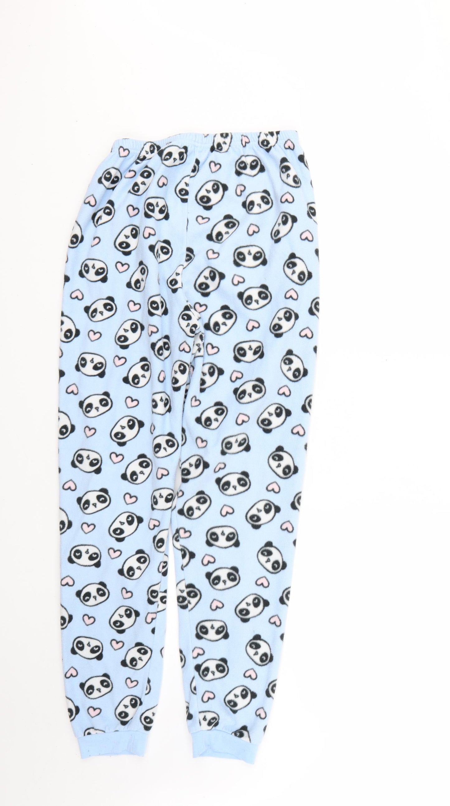 Primark Girls Blue Geometric   Pyjama Pants Size 13-14 Years