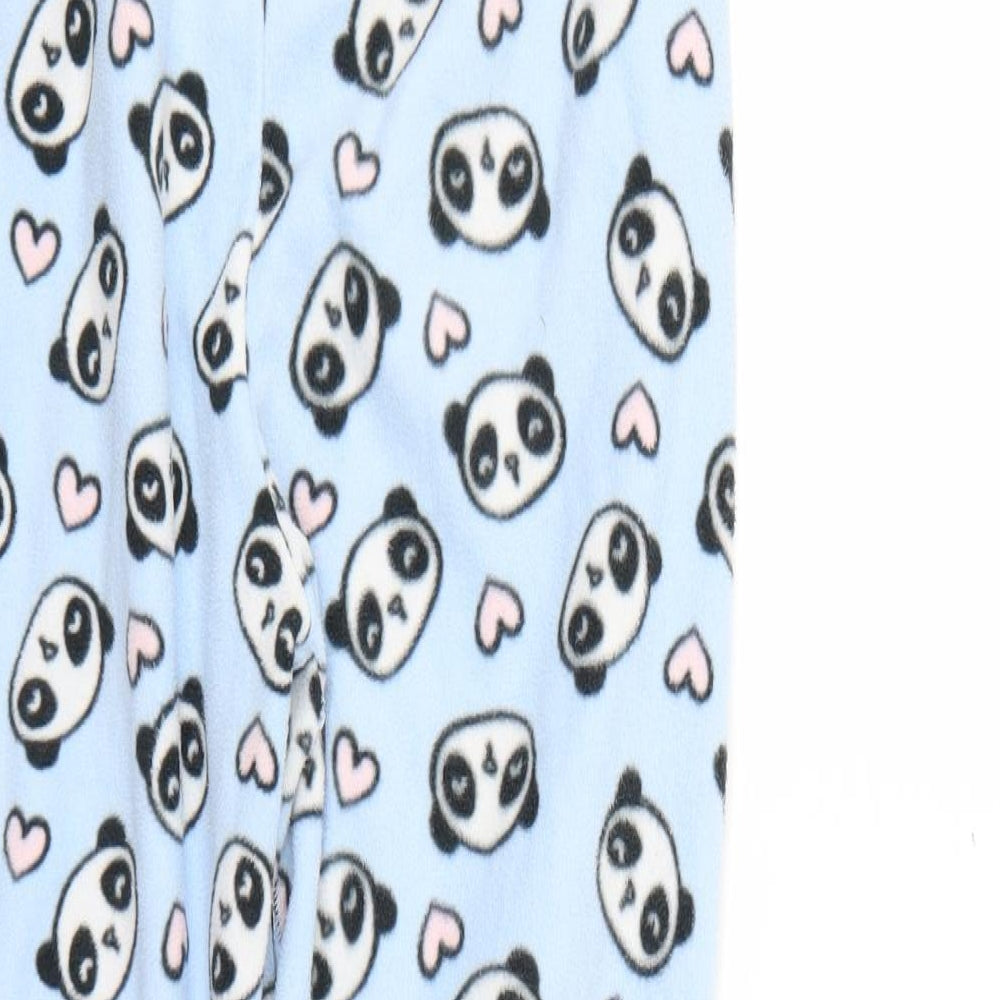 Primark Girls Blue Geometric   Pyjama Pants Size 13-14 Years