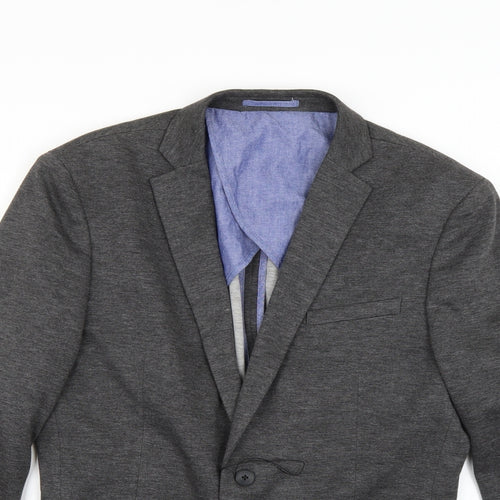 acw85 Mens Grey   Jacket Blazer Size L