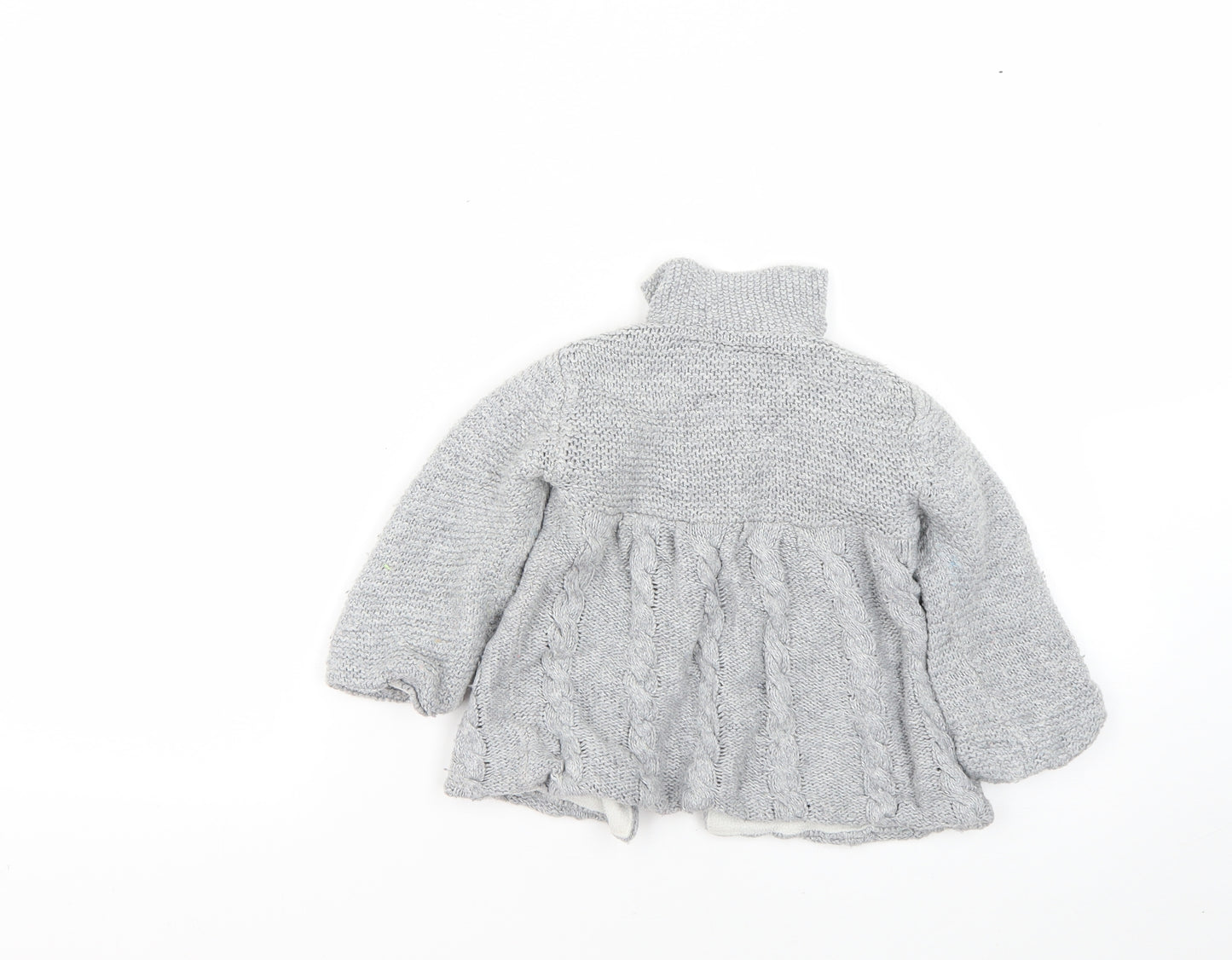 young dimensions Baby Grey   Basic Coat Poncho Size 18-24 Months