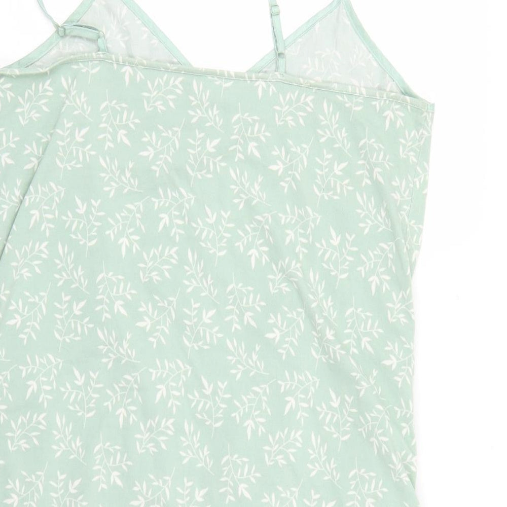 love to lounge Womens Green Floral  T-Shirt Dress  Size 14