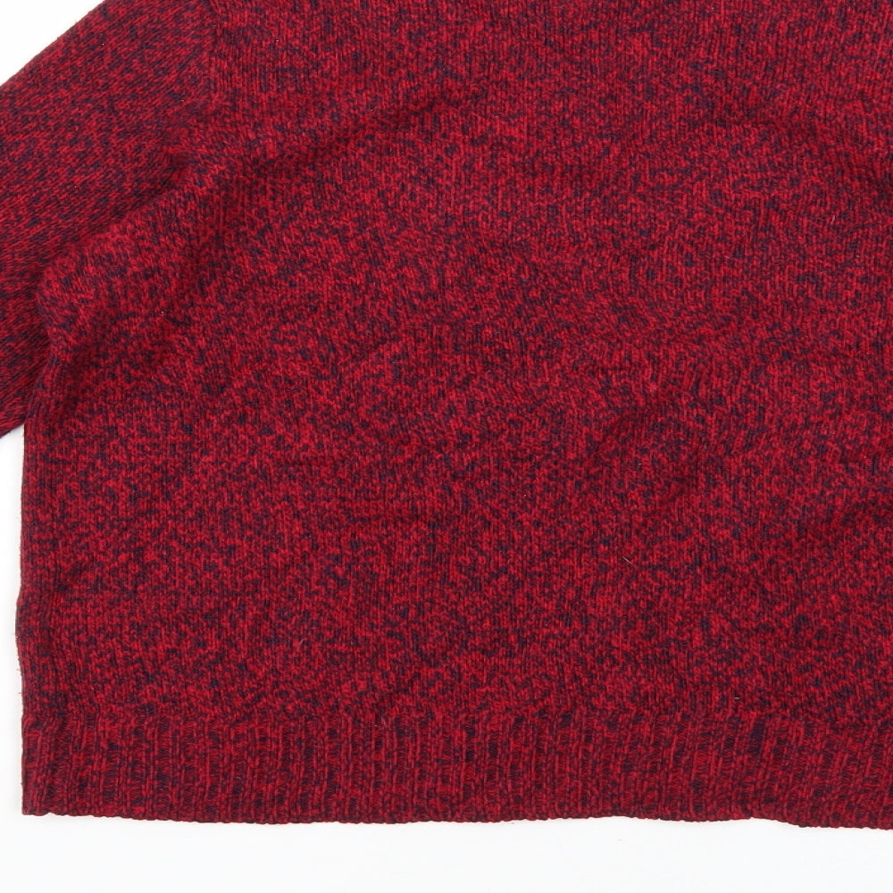 H&M Womens Red   Pullover Jumper Size M