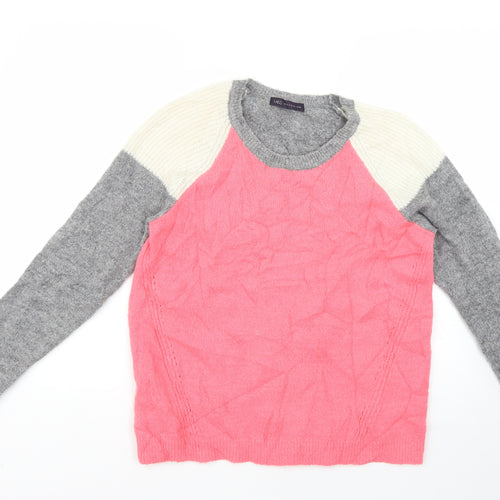 Marks and Spencer Womens Multicoloured Geometric  Pullover Jumper Size 10