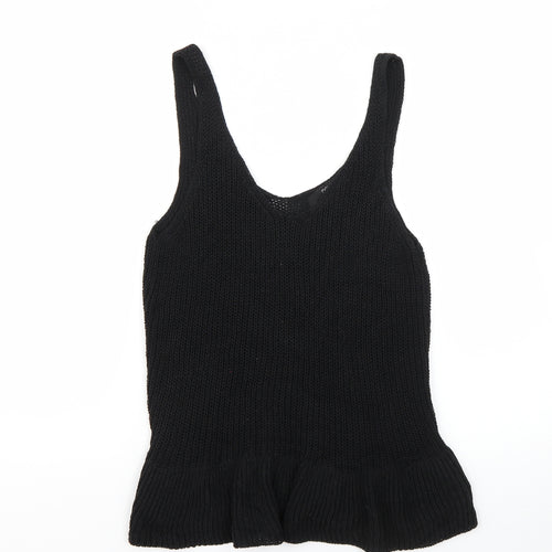 NEXT Womens Black   Basic T-Shirt Size 8