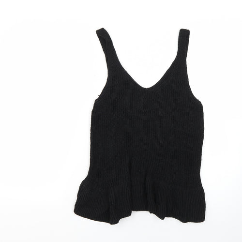 NEXT Womens Black   Basic T-Shirt Size 8