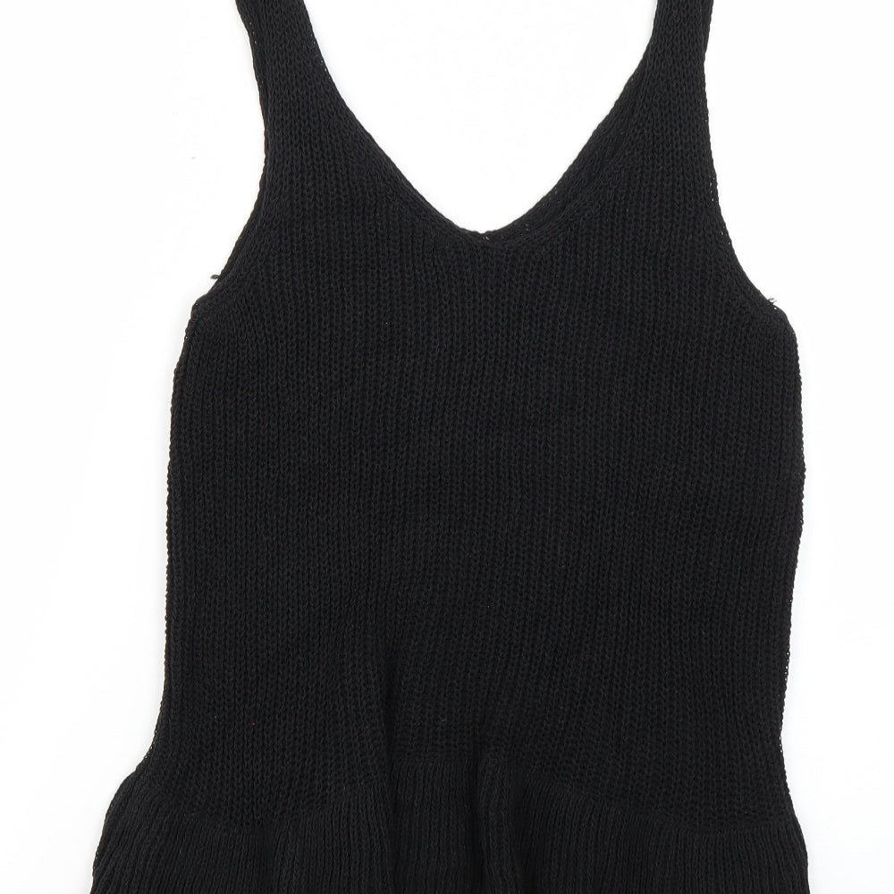 NEXT Womens Black   Basic T-Shirt Size 8