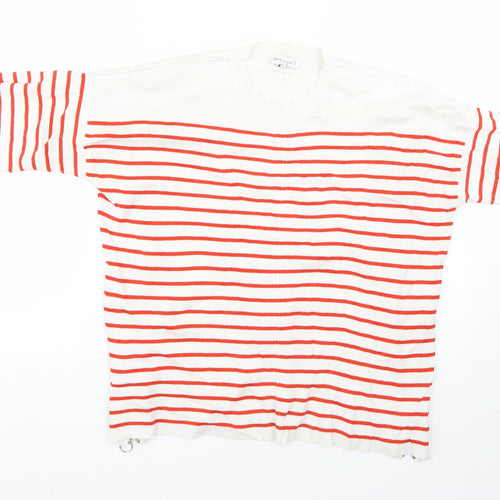 Warehouse Womens Multicoloured Striped  Pullover Jumper Size 10