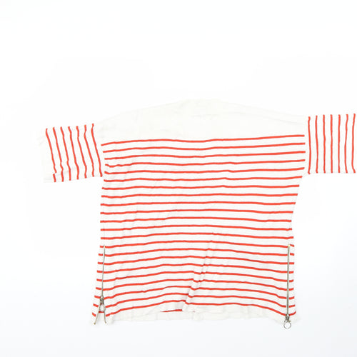 Warehouse Womens Multicoloured Striped  Pullover Jumper Size 10