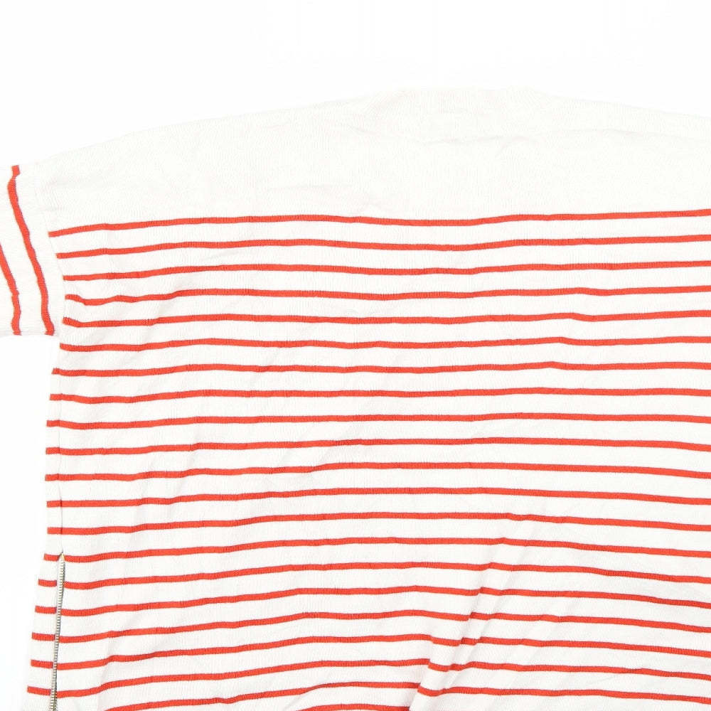Warehouse Womens Multicoloured Striped  Pullover Jumper Size 10