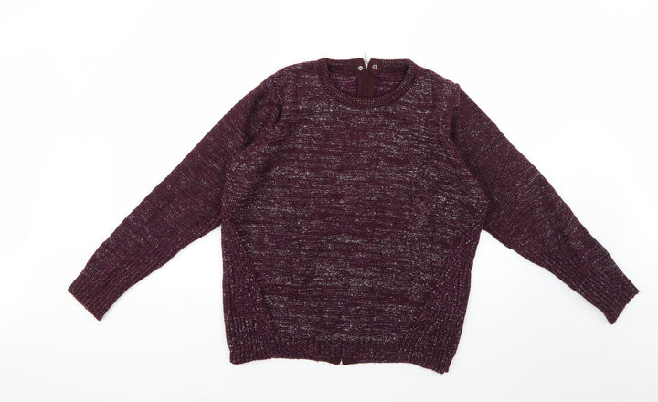 Anthology Womens Purple Pullover Jumper Size 12