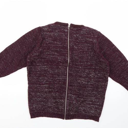 Anthology Womens Purple   Pullover Jumper Size 12