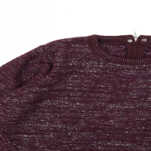 Anthology Womens Purple   Pullover Jumper Size 12