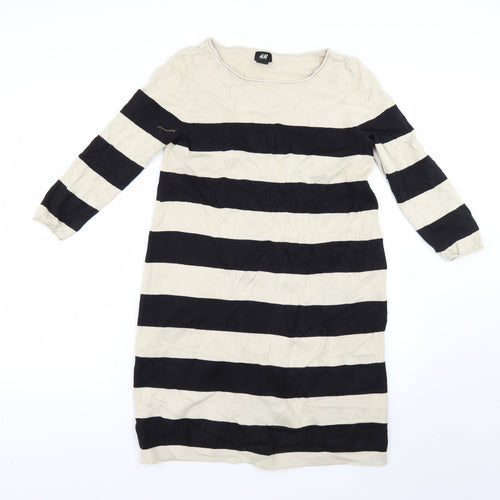 H&M Womens Multicoloured Striped  Jumper Dress  Size S