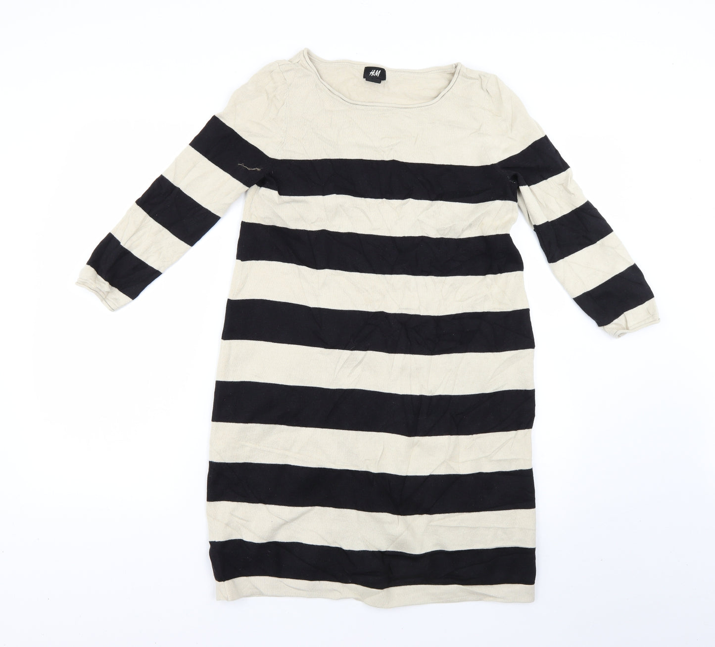H&M Womens Multicoloured Striped  Jumper Dress  Size S