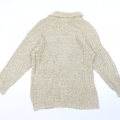 zingara Womens Beige   Cardigan Jumper Size M