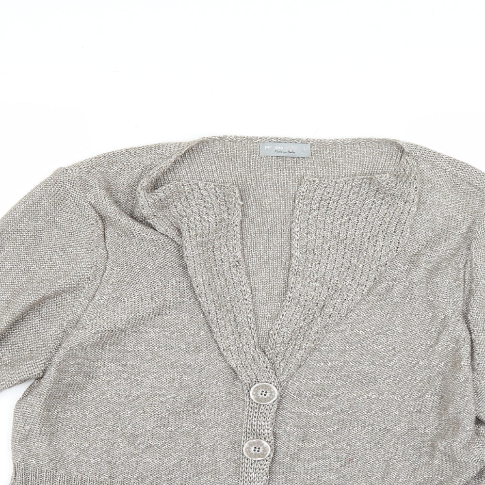 Per Una Womens Gold   Pullover Jumper Size L