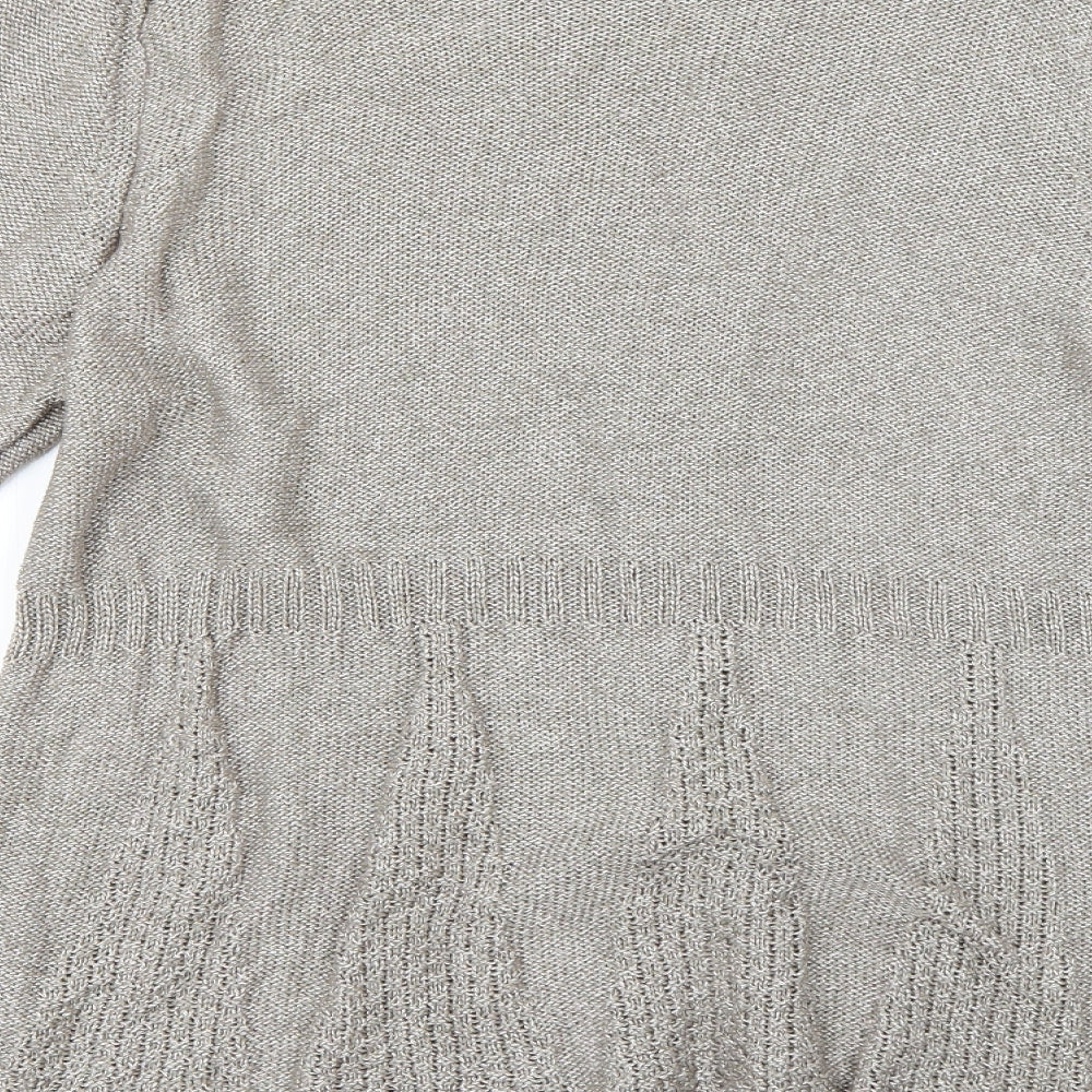 Per Una Womens Gold   Pullover Jumper Size L