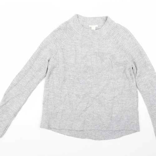 H&M Womens Grey   Pullover Jumper Size M