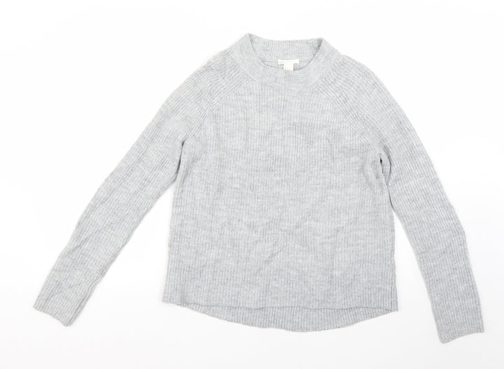 H&M Womens Grey   Pullover Jumper Size M