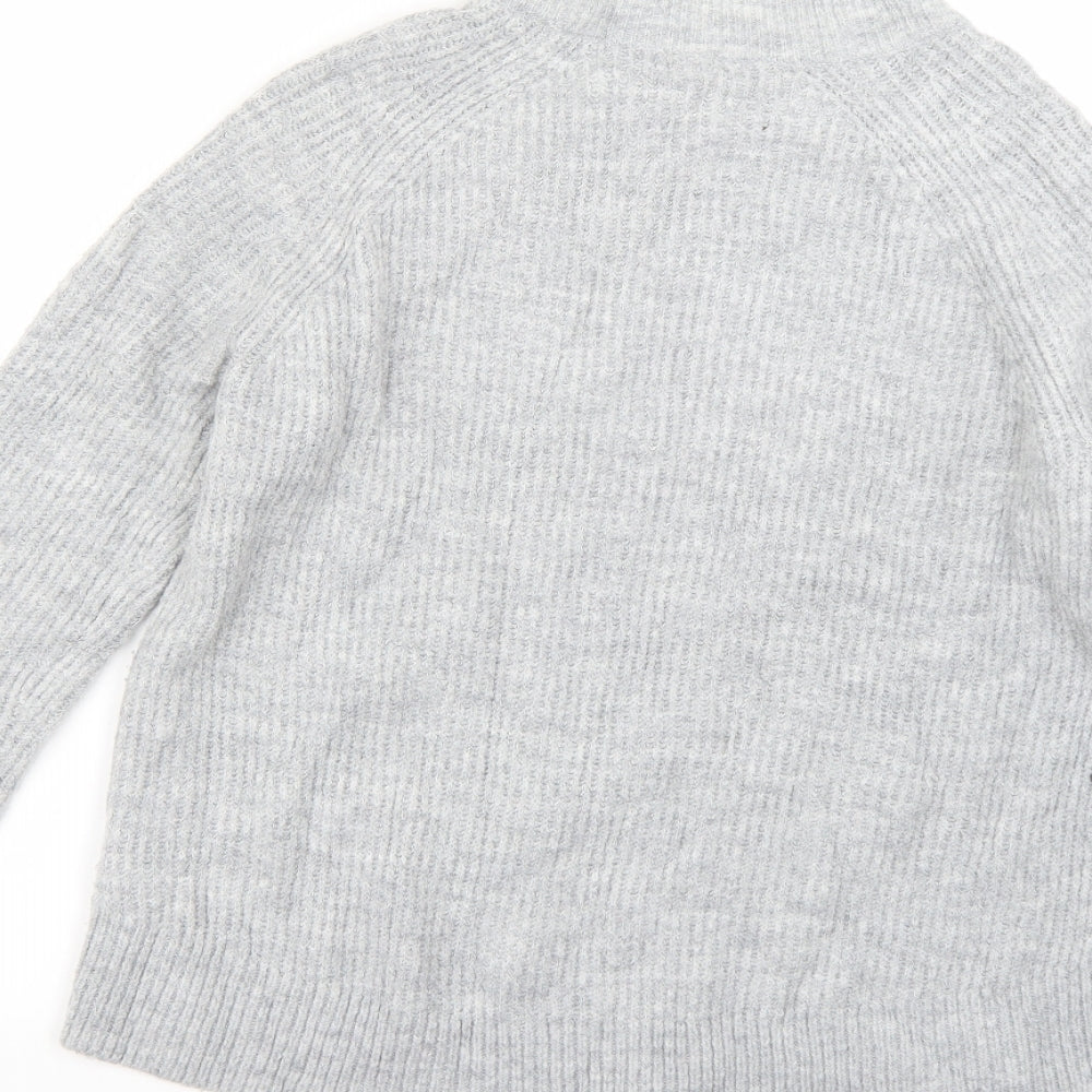 H&M Womens Grey   Pullover Jumper Size M
