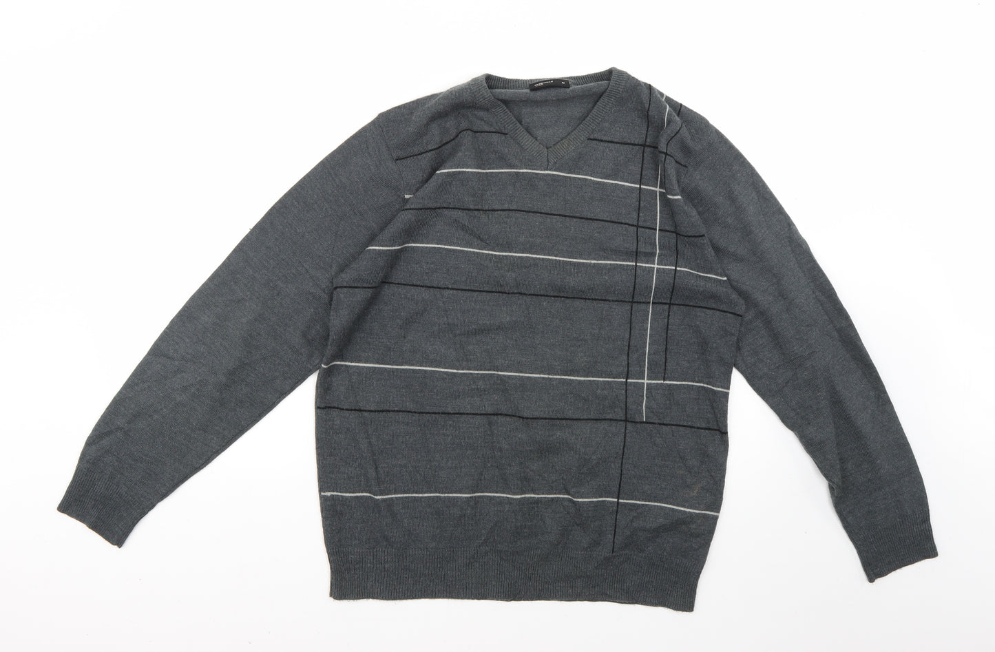 Cedar Wood State Mens Grey   Pullover Jumper Size M