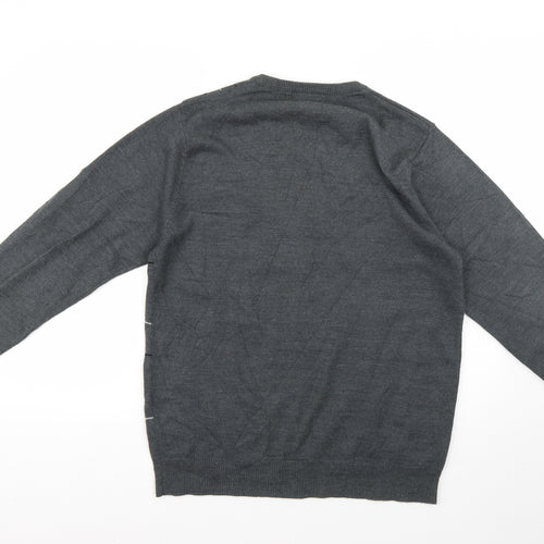 Cedar Wood State Mens Grey   Pullover Jumper Size M