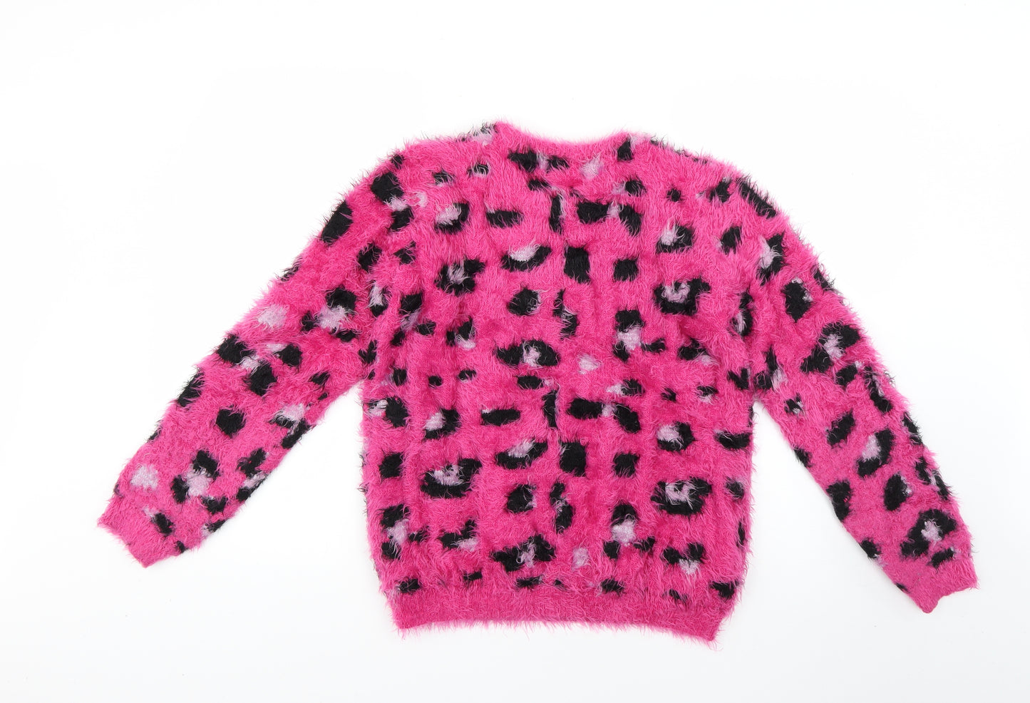 bluezoo Girls Multicoloured Animal Print  Pullover Jumper Size 12-13 Years