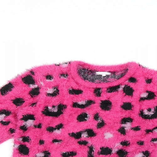 bluezoo Girls Multicoloured Animal Print  Pullover Jumper Size 12-13 Years