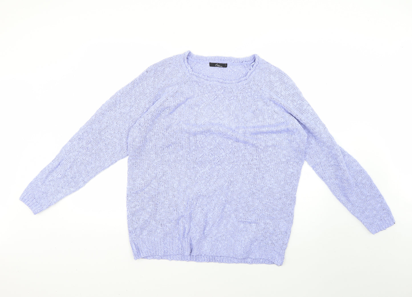 bm collection Mens Blue   Pullover Jumper Size L