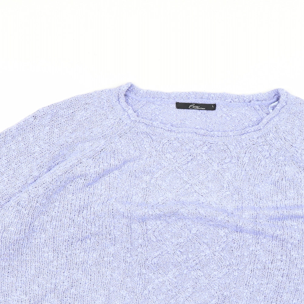 bm collection Mens Blue   Pullover Jumper Size L