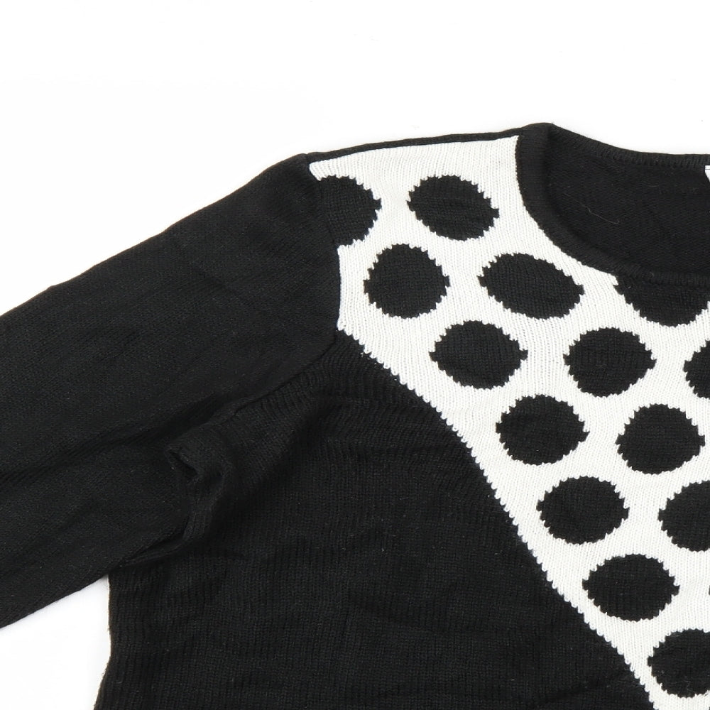 Preworn Womens Multicoloured Geometric  Pullover Jumper Size 22