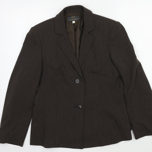 Marks and Spencer Womens Brown   Jacket Suit Jacket Size 12