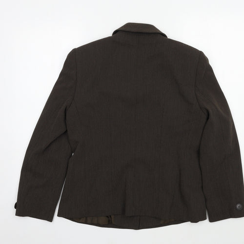 Marks and Spencer Womens Brown   Jacket Suit Jacket Size 12