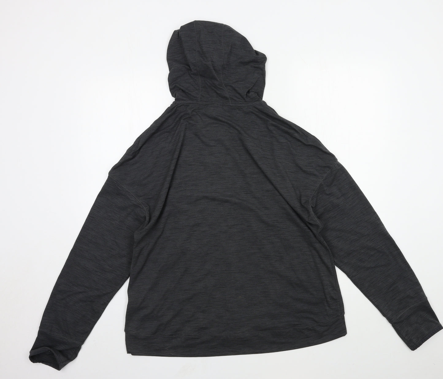 USA Pro Womens Grey  Jersey Full Zip Hoodie Size 14
