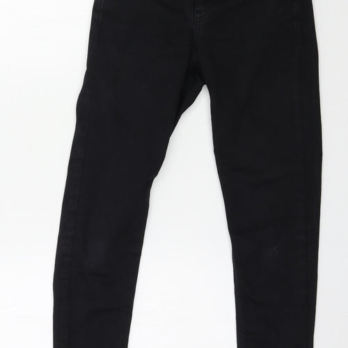 Topshop Womens Black  Denim Skinny Jeans Size 26 in L25 in