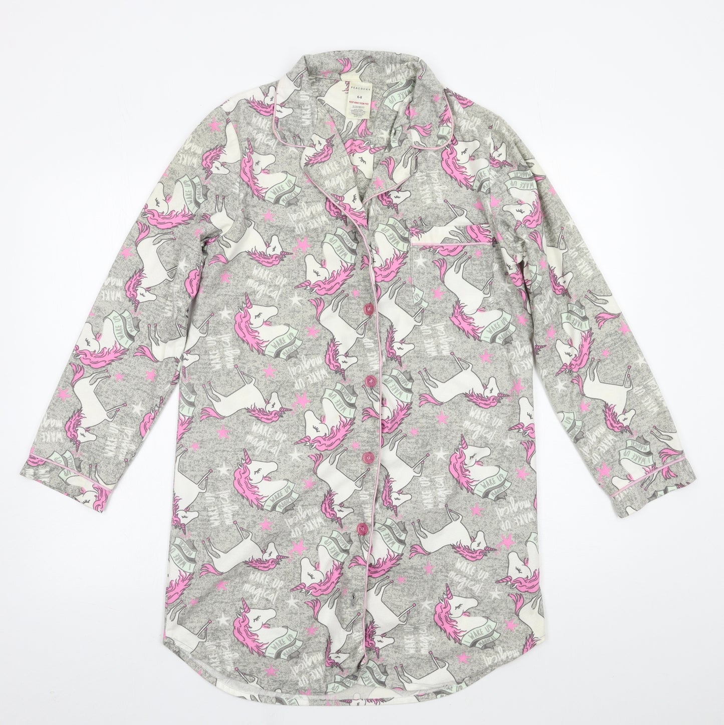 Peacocks Womens Grey Geometric  Top Dress Size 6  - Unicorn