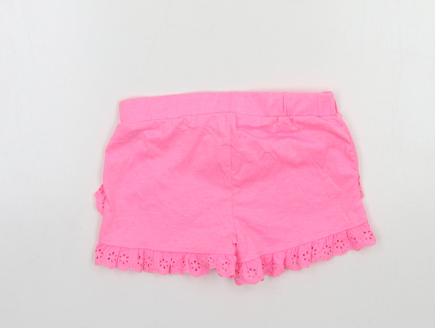 Primark Girls Pink  Jersey Sweat Shorts Size 5-6 Years