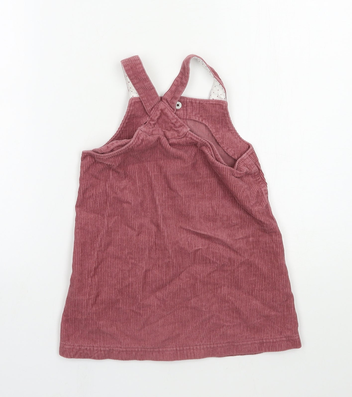 Marks and Spencer Girls Pink  Corduroy Pinafore/Dungaree Dress  Size 3-4 Years