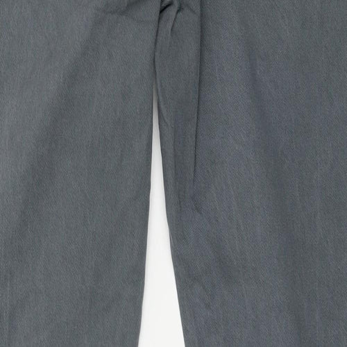 Topman Mens Blue  Denim Straight Jeans Size 34 in L33 in