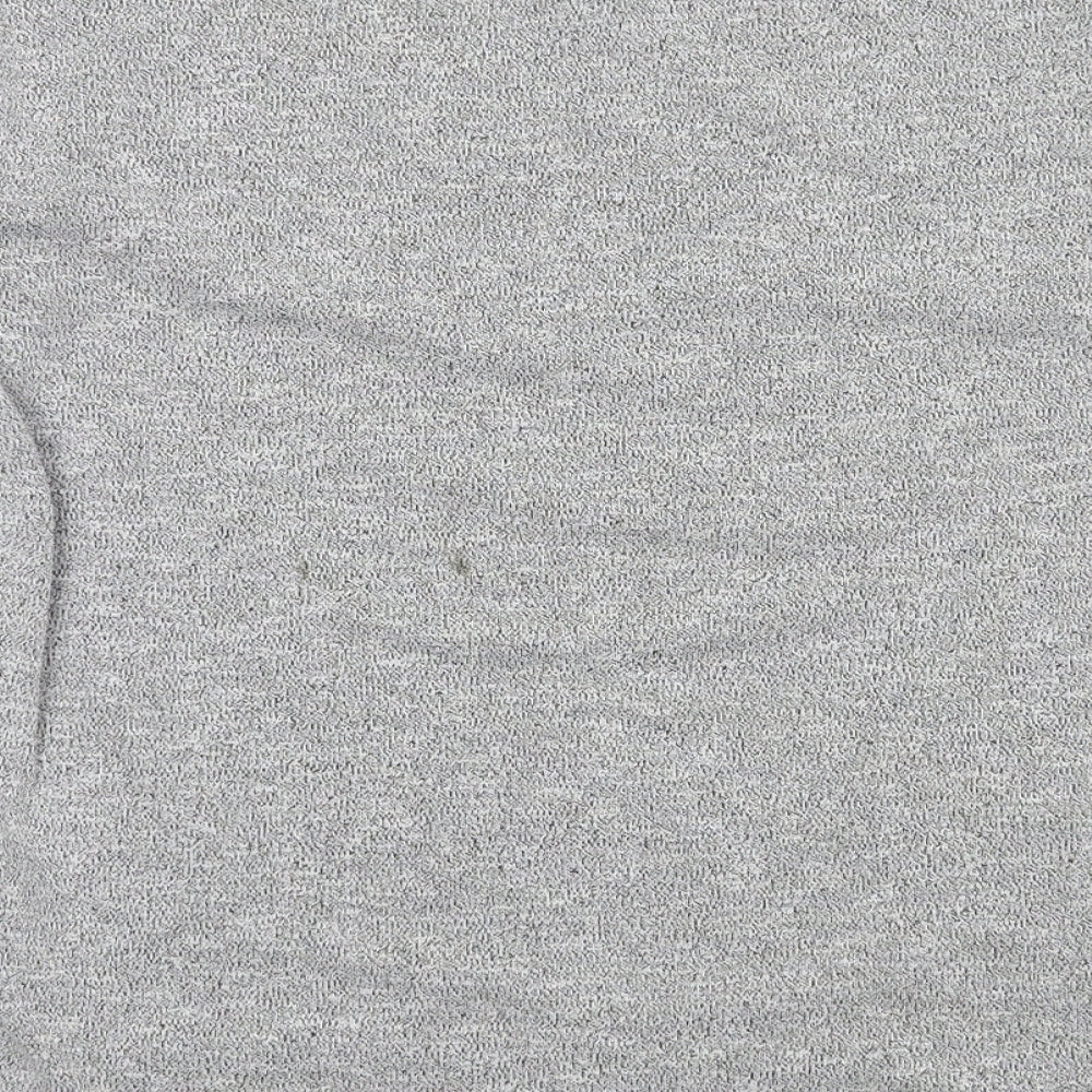 New Look Womens Grey  Jersey Pullover Sweatshirt Size 6  - Style
